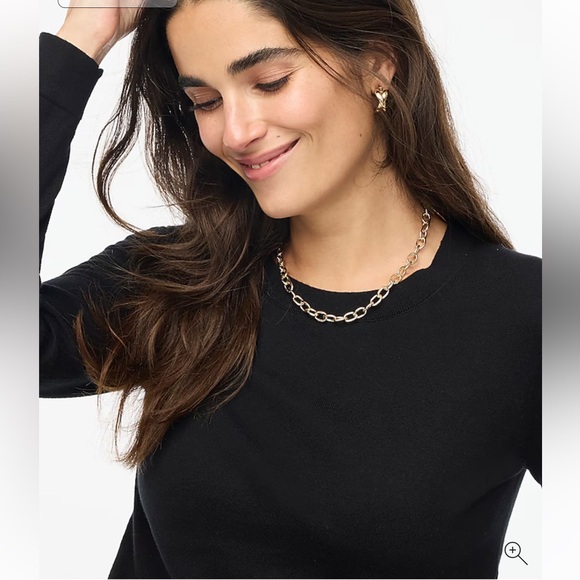 J. Crew Factory Cotton Teddie sweater - Picture 2 of 7